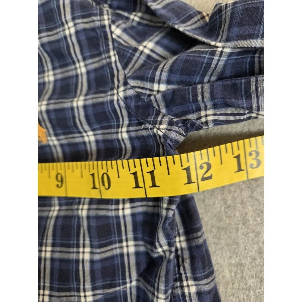 Polo Ralph Lauren Shirt Boy Toddler 24 Months Navy Check Button Up Long‎ Sleeve